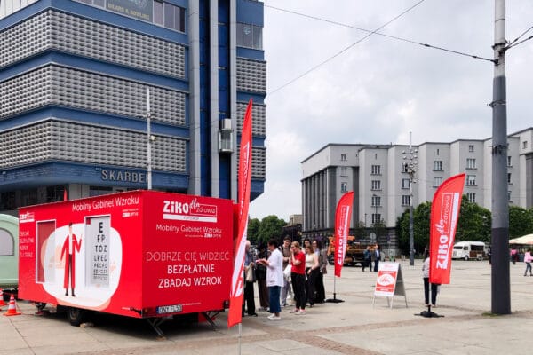 Mobilny Gabinet Wzroku w Katowicach – frekwencja przerosła oczekiwania