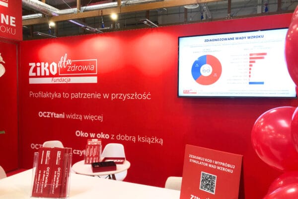 W trosce o wzrok czytelników – Fundacja Ziko dla Zdrowia na Targach Książki